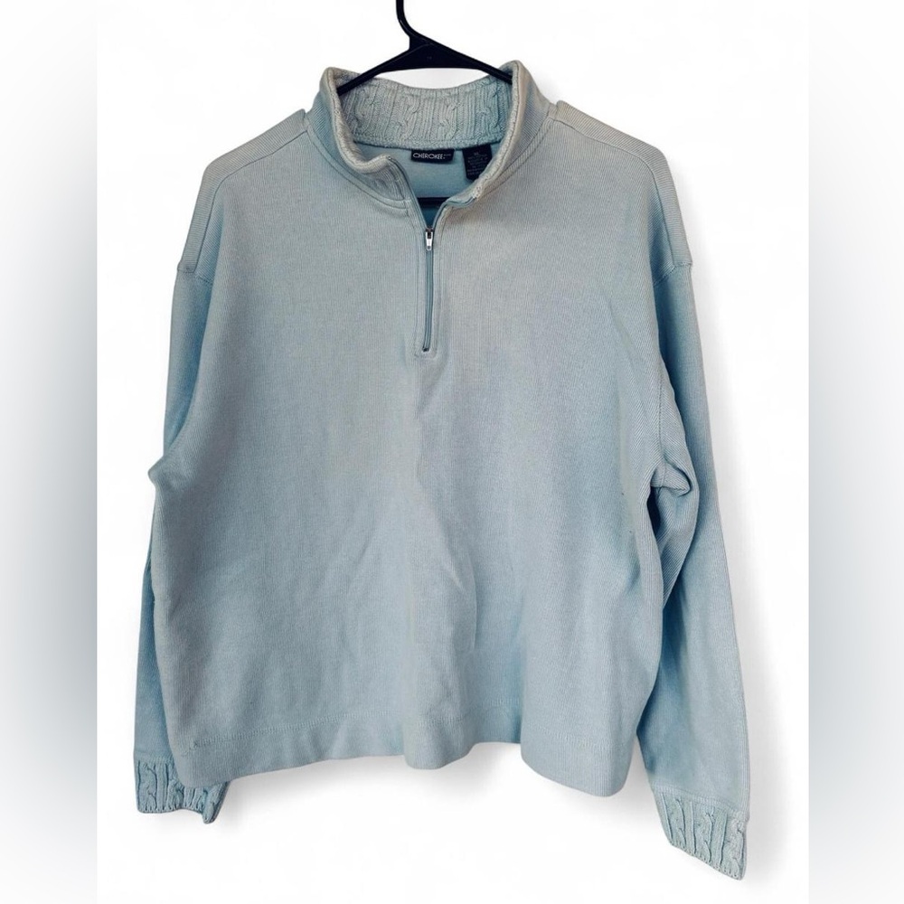 Cherokee Men's Light Blue Sweater